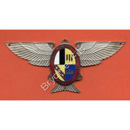 BADGE AUTOMOBILE "AUTOMOBILE CLUB DE LA MOSELLE"