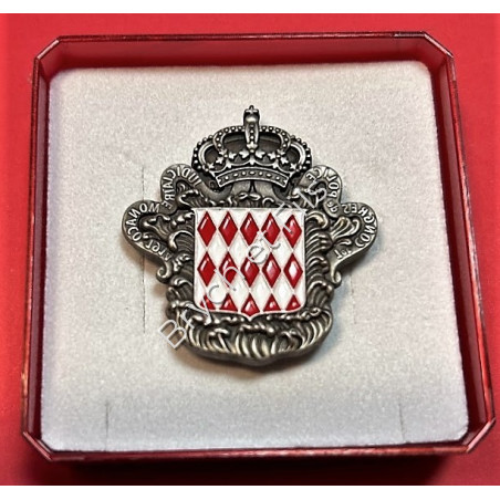 1914 EPINGLETTE EMAILLEE de MONACO CONGR7S de POLICE JUDICIAIRE
