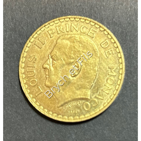 Monaco 1945  5 Francs Louis II Essai cupro-alu superbe n°135 GAD