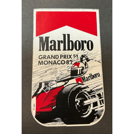 Autocollant Marlboro Grand Prix de Monaco 1982