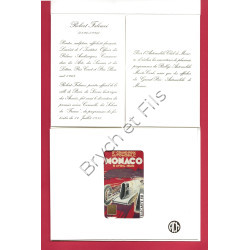 TELECARTE MONACO 2ème GRAND PRIX 1930