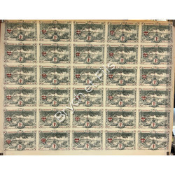 Billet Monaco 1 fr bleu série A 1920 Sans Numero