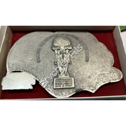 1978 MONACO BADGE PLAQUE CALANDRE EMAILLE 3e RALLYE MONTE CARLO VOITURES ANCIENNES