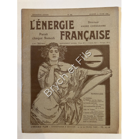 "L'Energie Française"  1906  Alphonse MUCHA