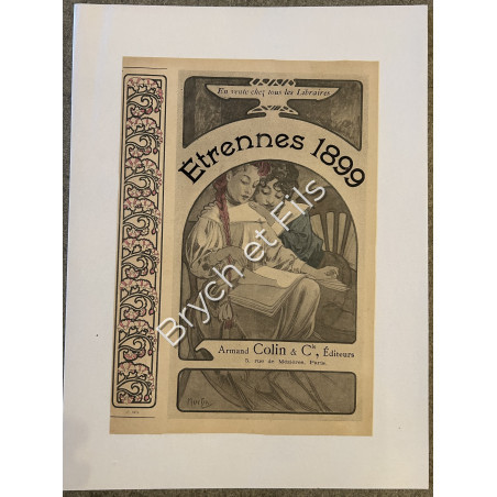 "Les Etrennes"   1899 Alphonse MUCHA