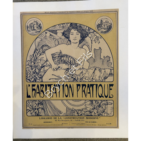"L'Habitation Pratique"  1907 Alphonse MUCHA