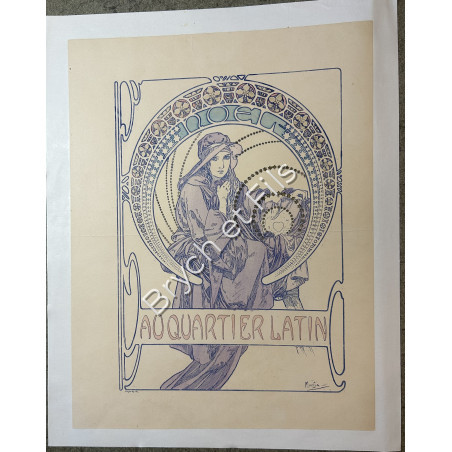 "Noël au Quartier Latin"   A.MUCHA