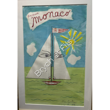 Principauté de Monaco : Cocteau pour le Yacht Club