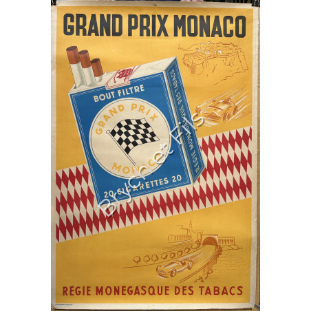 1950 Grand Prix de Monaco."Régie Monégasque des Tabacs"