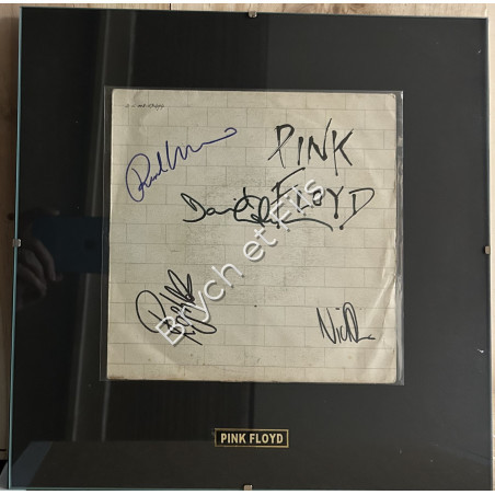 Pochette PINK FLOYD 4 dédicaces