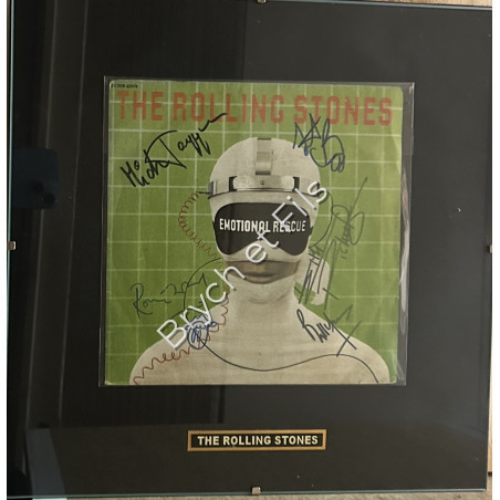 Pochette ROLLING STONES 5 dédicaces