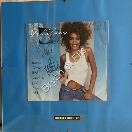 Pochette WHITNEY HOUSTON Dédicacée