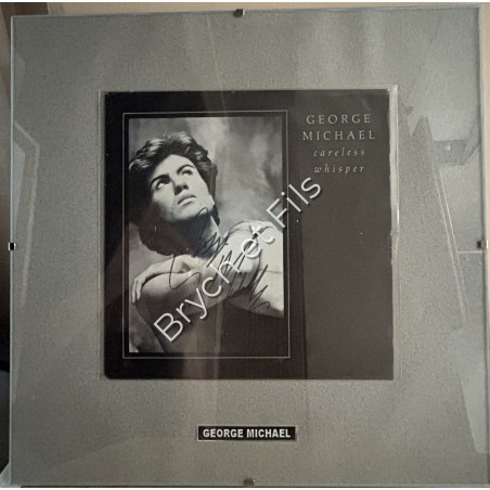 Pochette GEORGE MICHAEL/CARELESS WHISPER Dédicacée