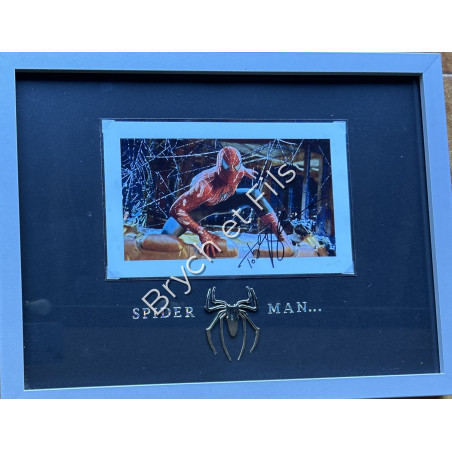 "SPIDER MAN" color autographed photo
