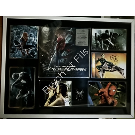 "SPIDERMAN/THE AMAZING"     Vinyle et 6 photos dédicacées  