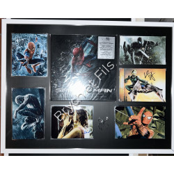 "SPIDERMAN/THE AMAZING"     Vinyle et 6 photos dédicacées  