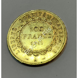 1985 PIECE 100 FRANCS ZOLA EN ARGENT