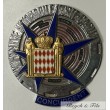 1964 MONACO BADGE PLAQUE CALANDRE EMAILLEE XXXIIIe RALLYE MONTE CARLO