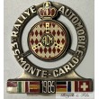 1979 MONACO BADGE ENAMELLED PLAQUE 47th RALLY MONTE CARLO