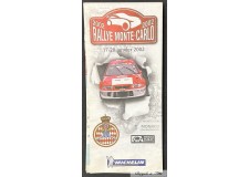 2002 carte Michelin  Rallye de Monte-Carlo