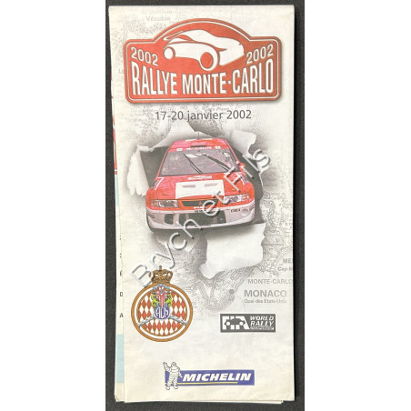 1997 carte Michelin  Grand Prix de Monaco