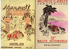 1934-Programme et Règlement Rallye Monte-Carlo