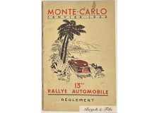 1934-Regulations Rallye Monte-Carlo