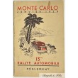 1934-Regulations Rallye Monte-Carlo