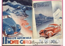 1939- Program and Regulations Rallye Monte-Carlo