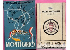1950   RALLYE MONTE-CARLO- Programme et Règlement