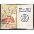 1952   RALLYE MONTE-CARLO- Programme et Règlement