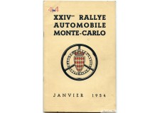 1954-Règlement Rallye Monte-Carlo