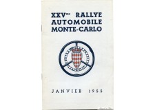 1955-Regulations Rallye Monte-Carlo