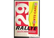 1960 Program Monte-Carlo Rallye