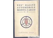 Règlement rallye Monte-Carlo 1961