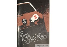 1972  Programme du 41ème RALLYE de MONTE-CARLO