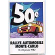 1982 Programme du 50ème RALLYE de MONTE-CARLO