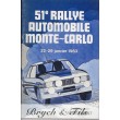 1983 Réglement du  RALLYE de MONTE-CARLO en anglais