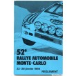 1984 Réglement du  RALLYE de MONTE-CARLO 