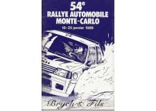 Règlement Rallye Monte-Carlo  1986