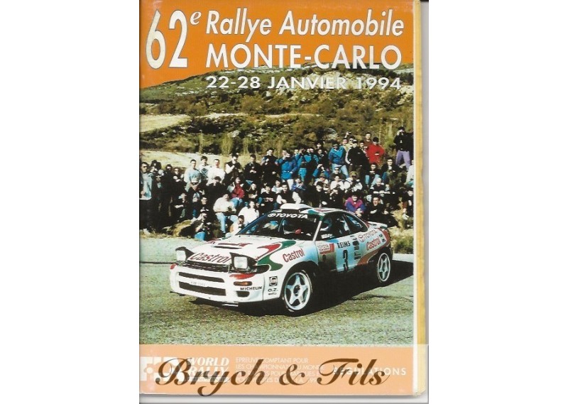 1994 Regulations Monte-Carlo Rallye 