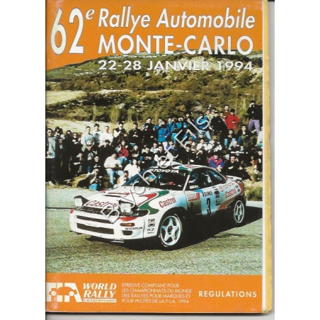 1994 Regulations Monte-Carlo Rallye 