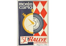 1962 Programme du 31ème RALLYE de MONTE-CARLO