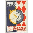 1962 Programme du 31ème RALLYE de MONTE-CARLO