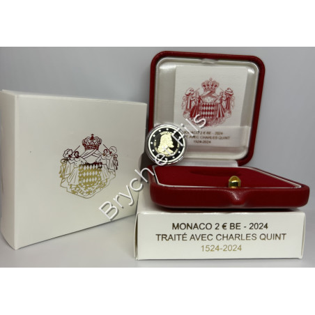 Monaco 2024 BE 2 euro Charles Quint  Disponible