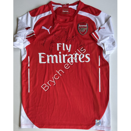 ARSENAL FC maillot officiel signé par l'équipe