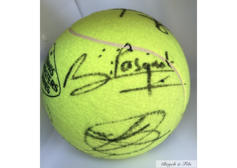 Large Signed Tennis Ball