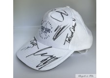 Cap signed by numerous pilots F1