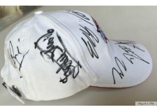 Cap signed by twelve pilots F1