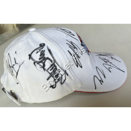 Casquette Stars'N'Bars signée douze pilotes F1